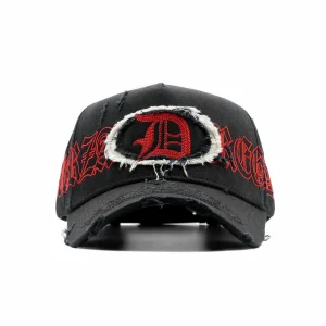dandy hats distressed con vista al panel frontal