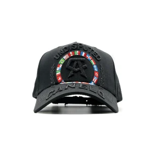 vista frontal de la gorra dandy hats x canelo alvarez undisputed