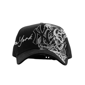 gorra dandy hats skeleton con vista frontal