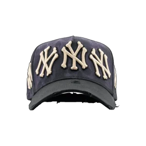dandy hats ny skelly en vista frontal con bordados 3d