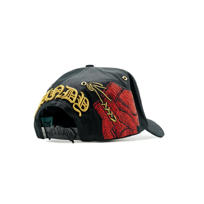 panel trasero en angulo de la gorra dandy hats x canelo alvarez pound for pound