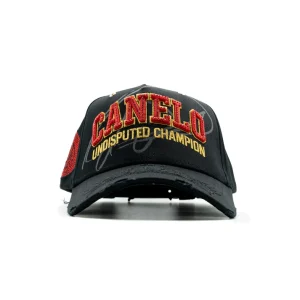 vista frontal de la gorra dandy hats x canelo alvarez pound for pound