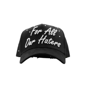 vista frontal de la gorra dandy hats x tombochio for all our haters